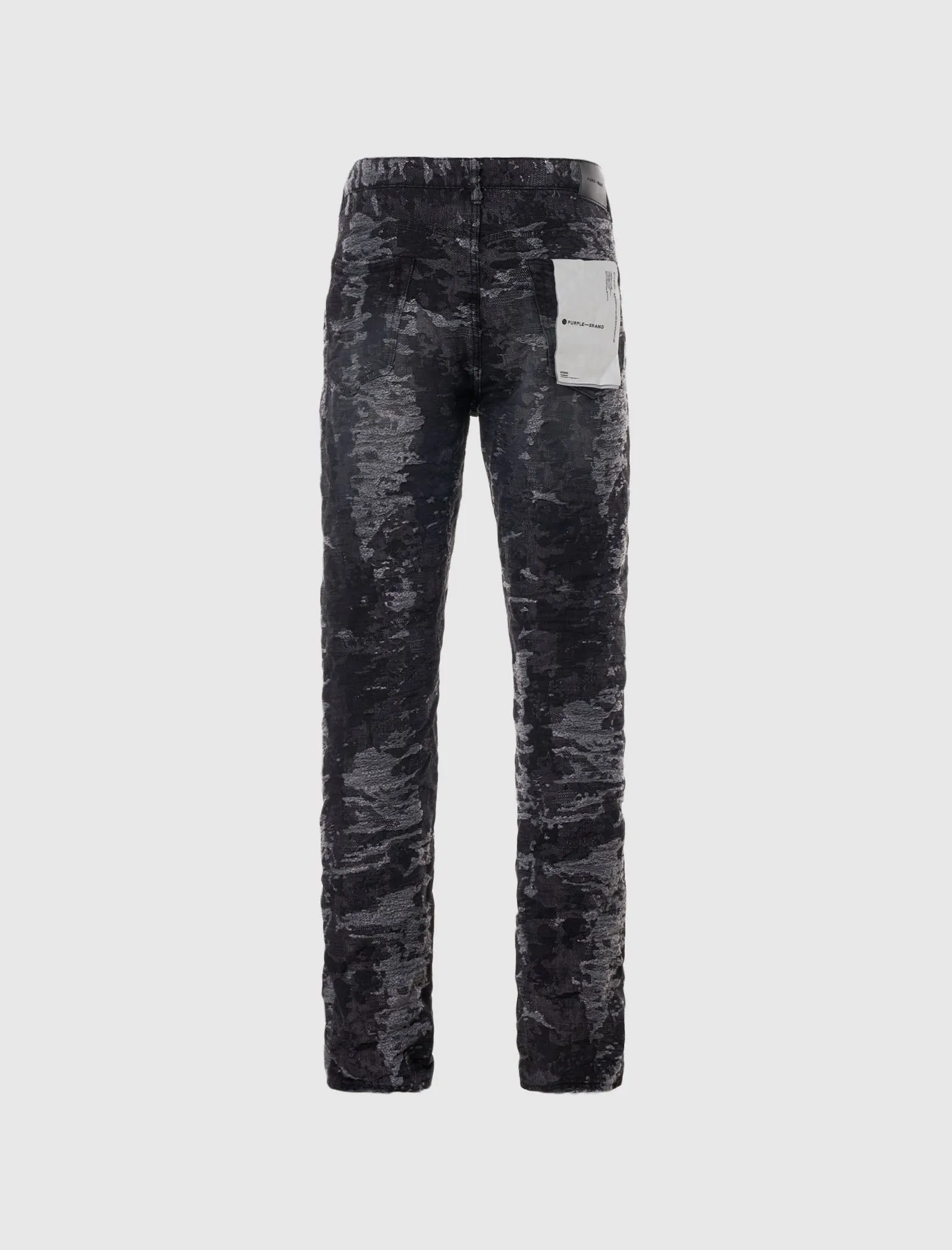 JACQUARD SLIM STRAIGHT JEAN