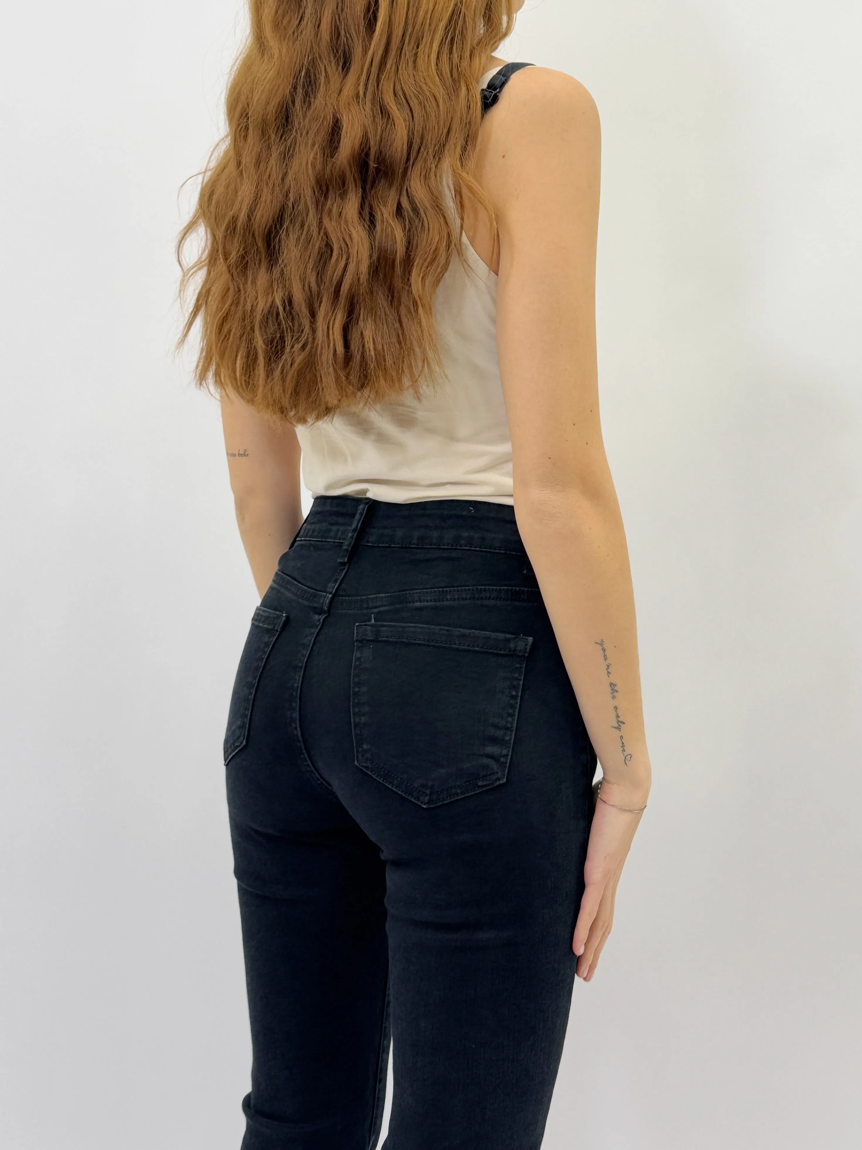 Jeans straight leg elasticizzati