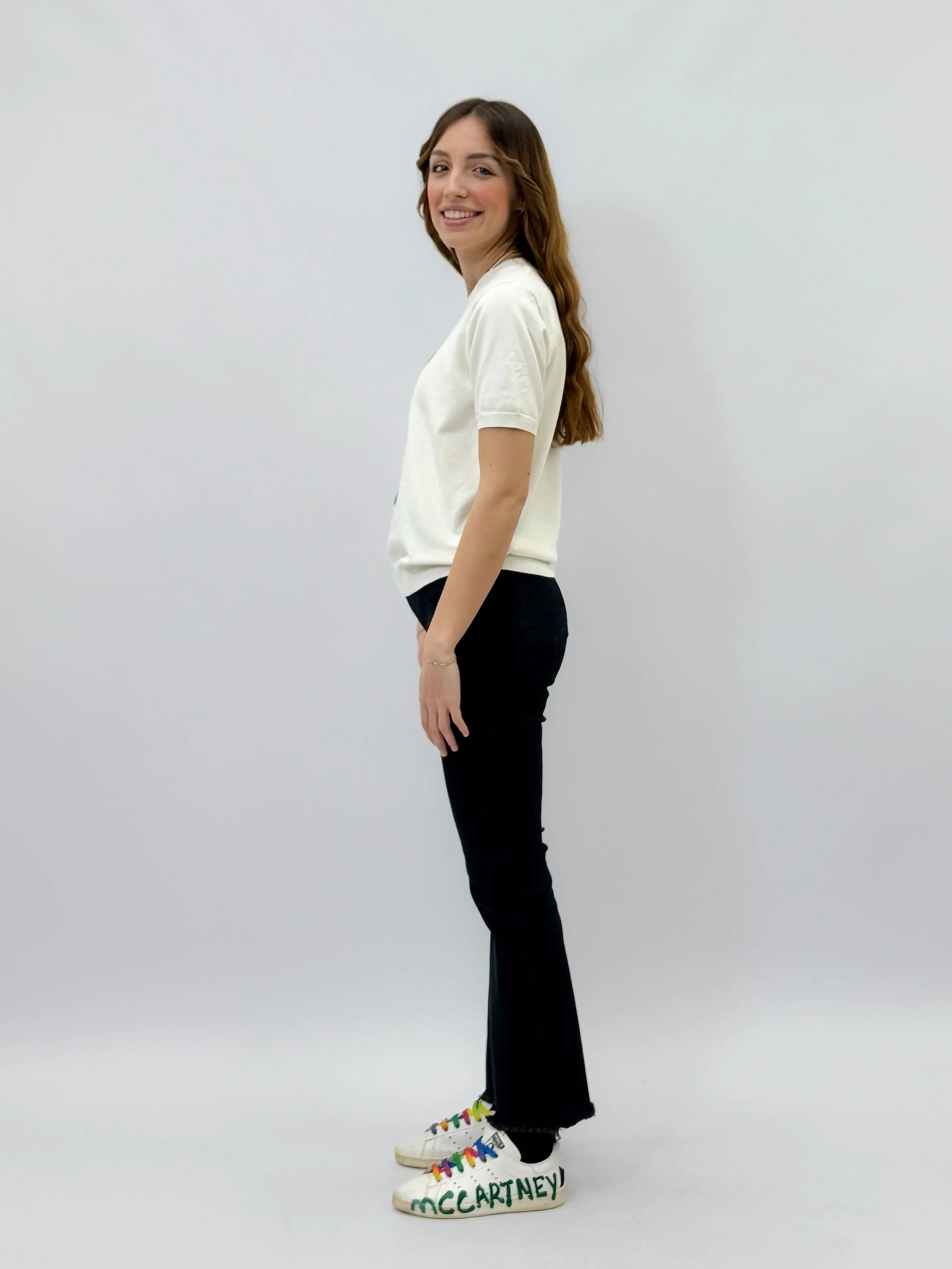 Jeans straight leg elasticizzati