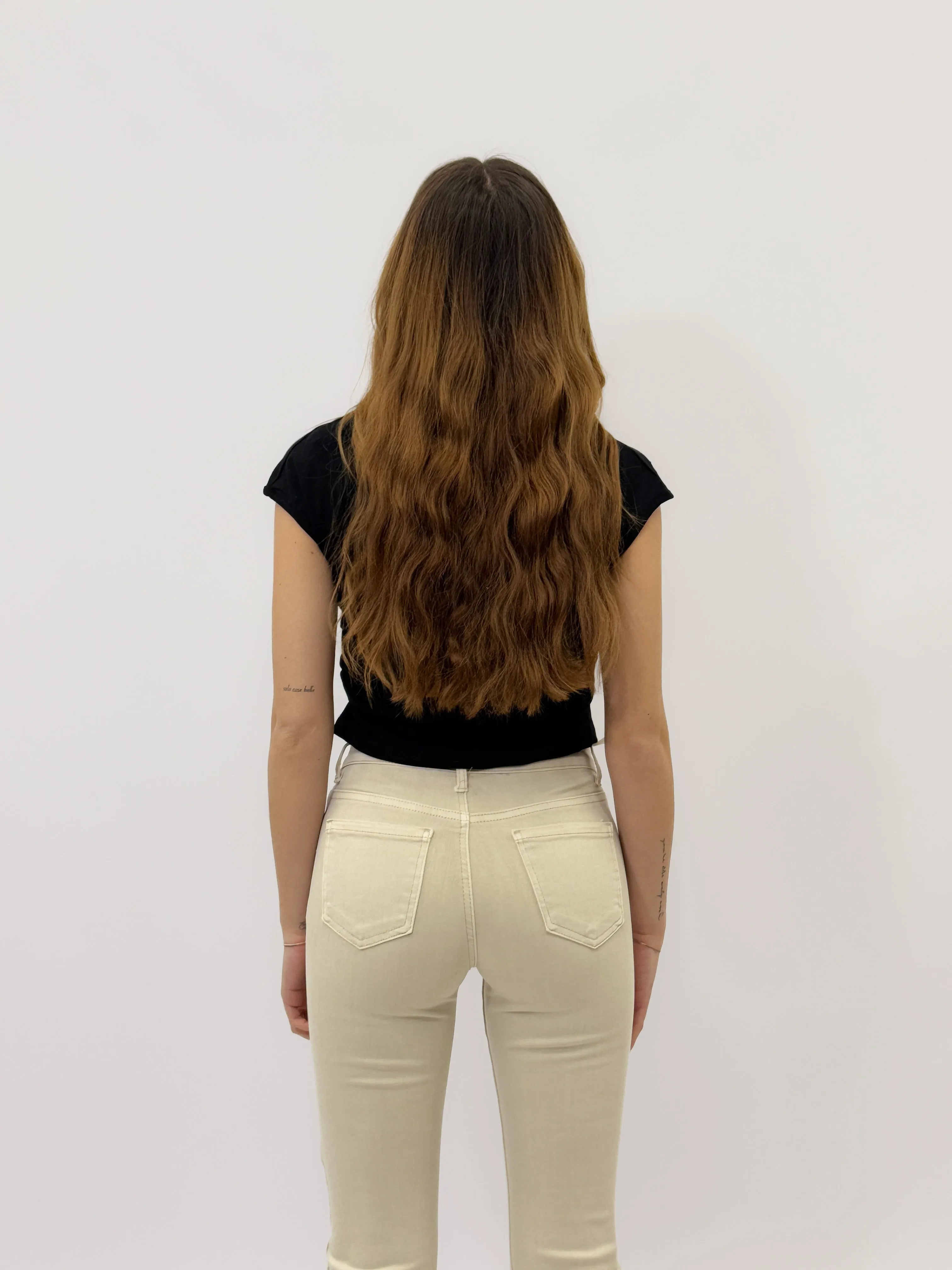 Jeans straight leg elasticizzati