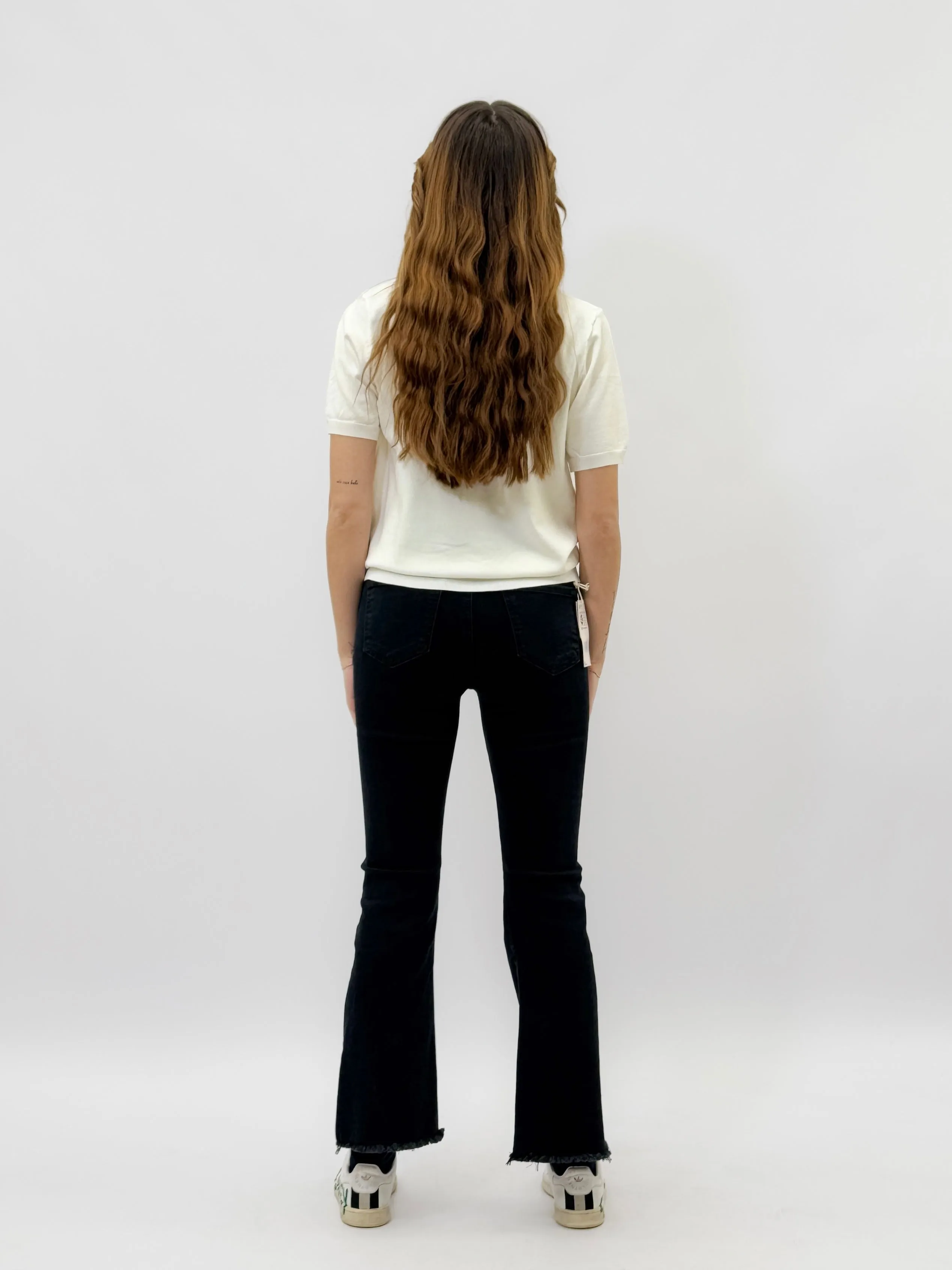 Jeans straight leg elasticizzati