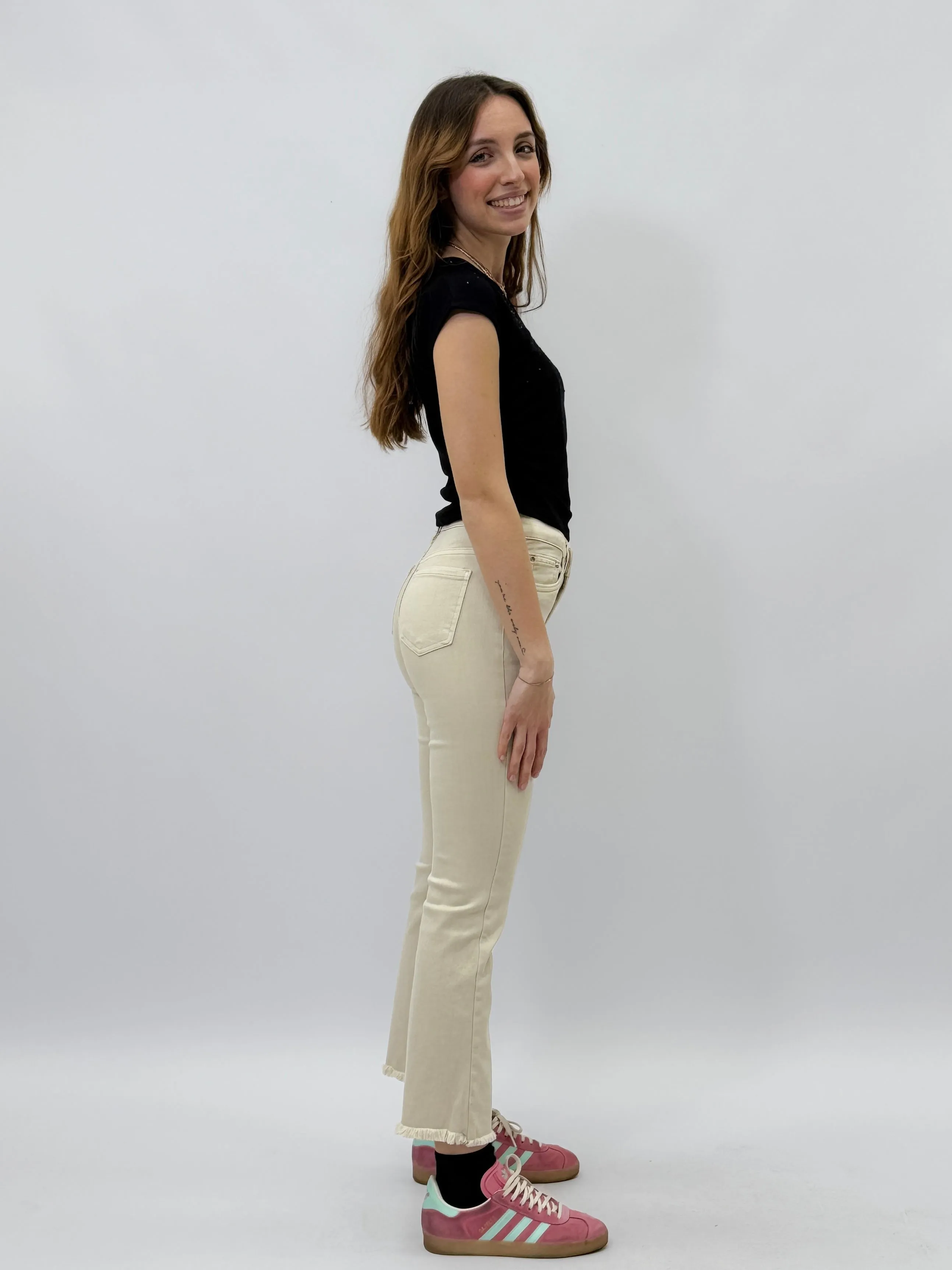 Jeans straight leg elasticizzati