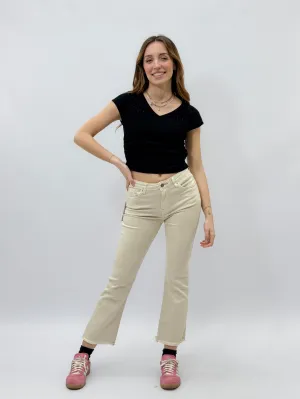 Jeans straight leg elasticizzati