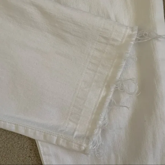 Joe’s Jeans Azami Released Hem Straight Leg White