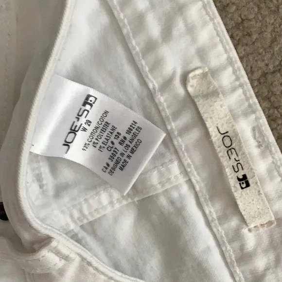 Joe’s Jeans Azami Released Hem Straight Leg White