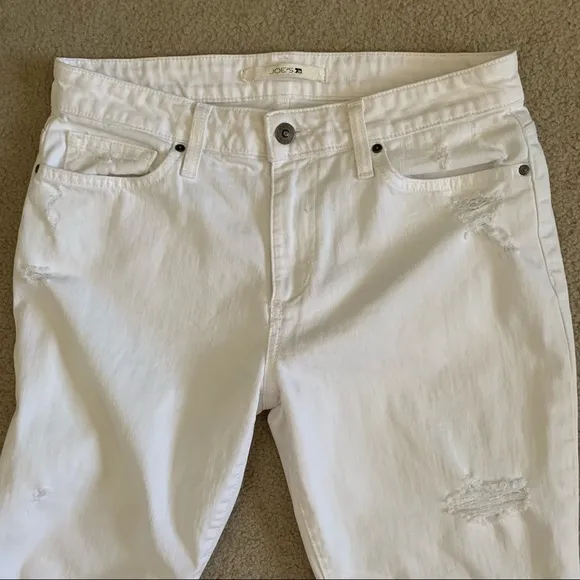 Joe’s Jeans Azami Released Hem Straight Leg White