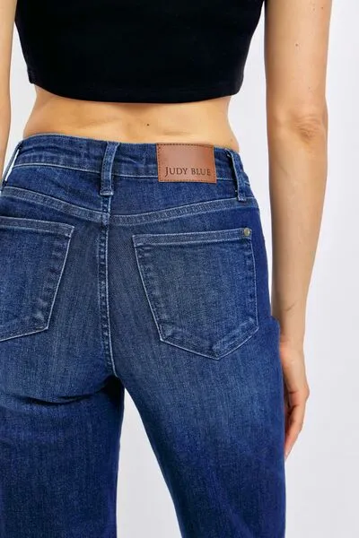 Judy Blue Full Size Tummy Control Straight Jeans Plus Size ONLINE EXCLUSIVE