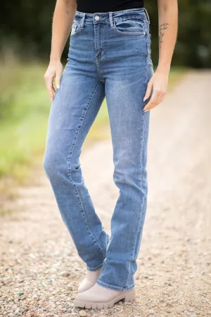 Judy Blue Medium Wash Straight Leg Jeans