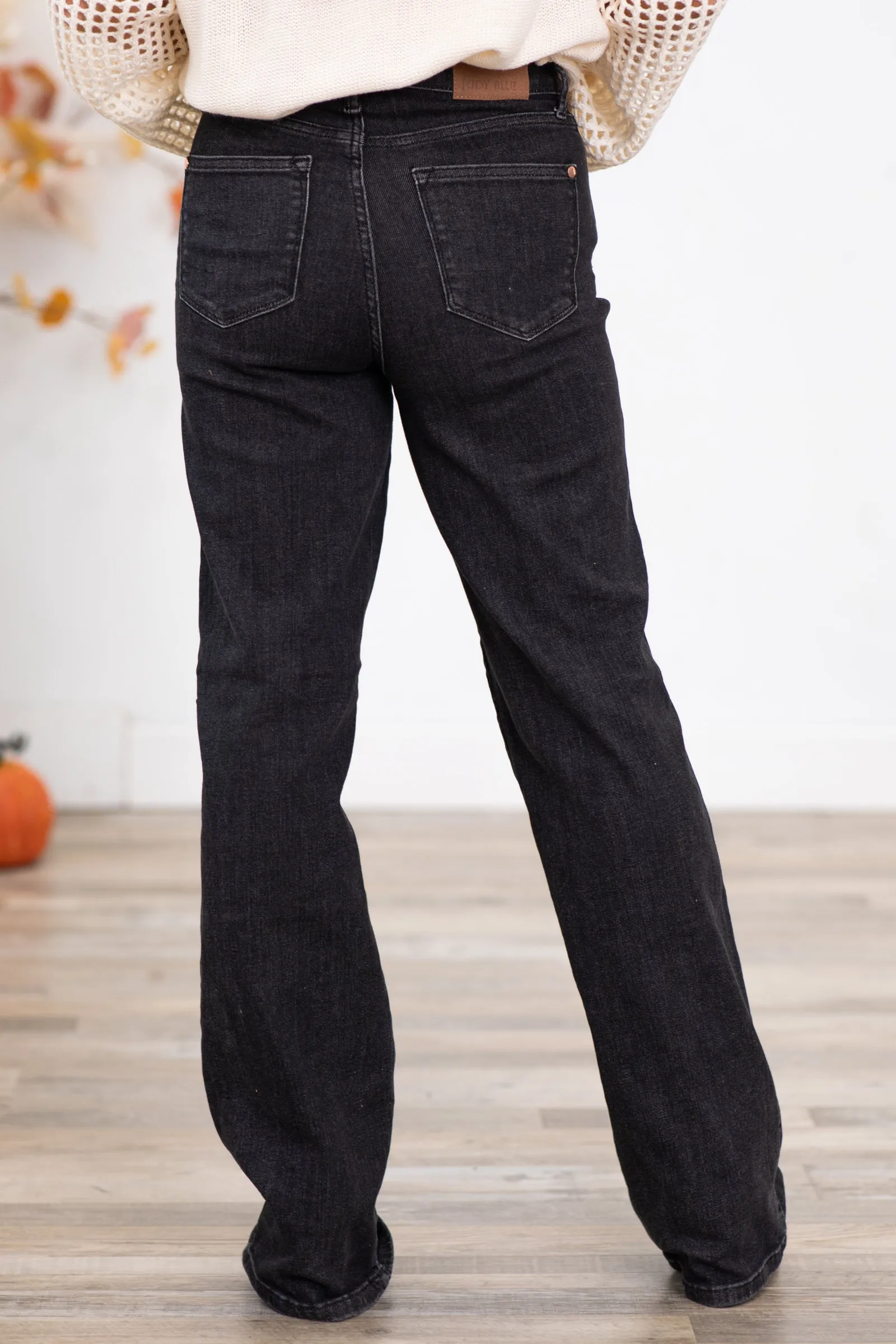 Judy Blue Washed Black Tummy Control Jeans
