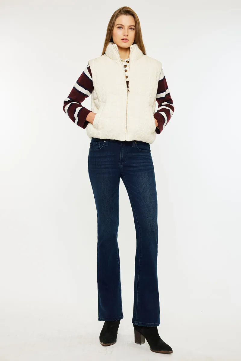 Juniper Mid Rise Baby Bootcut Jeans