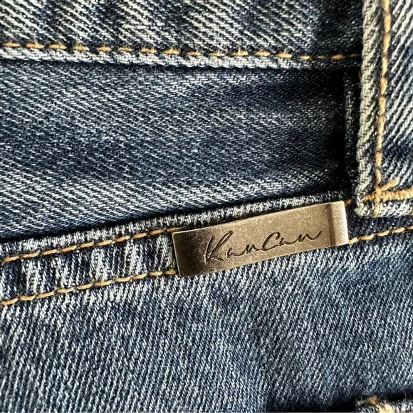 Kancan Keke High Rise Straight Leg Jeans Size 25 NWT Distressed