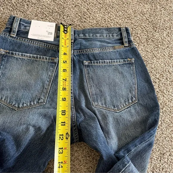 Kancan Keke High Rise Straight Leg Jeans Size 25 NWT Distressed