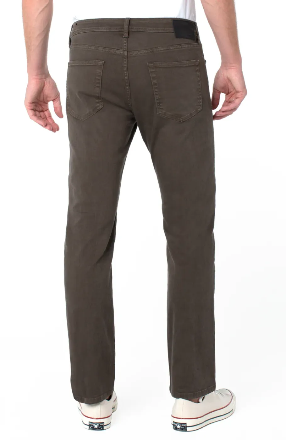 Kingston Modern Straight Colored Denim - Bark