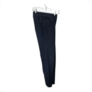 Lafayette 148 New York Cotton-Blend Thompson Straight Leg Jeans in Blue Size 10