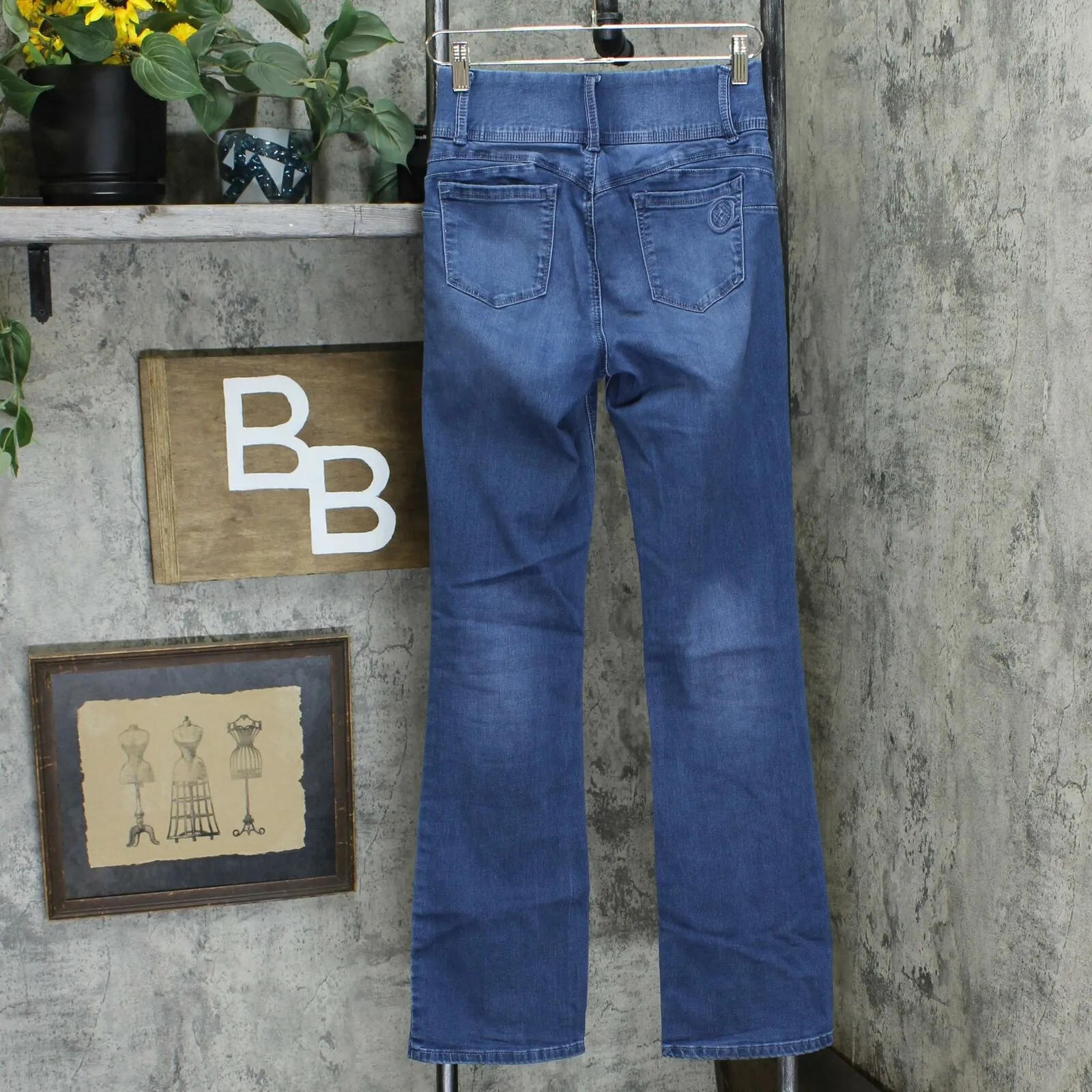 Laurie Felt Women's Tall Silky Denim Boot Cut Jeans Medium Wash XS Tall