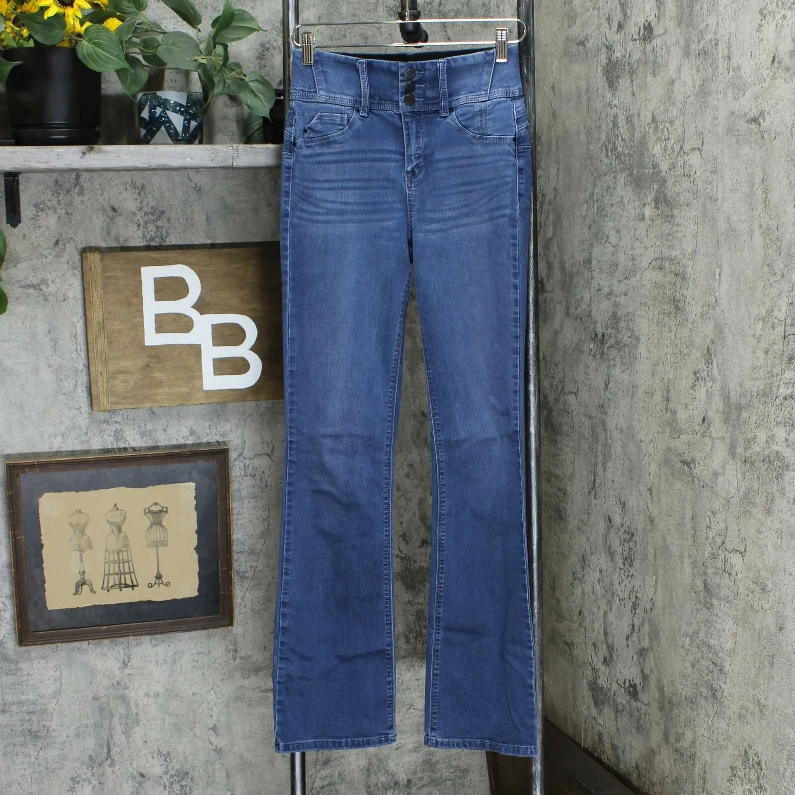 Laurie Felt Women's Tall Silky Denim Boot Cut Jeans Medium Wash XS Tall
