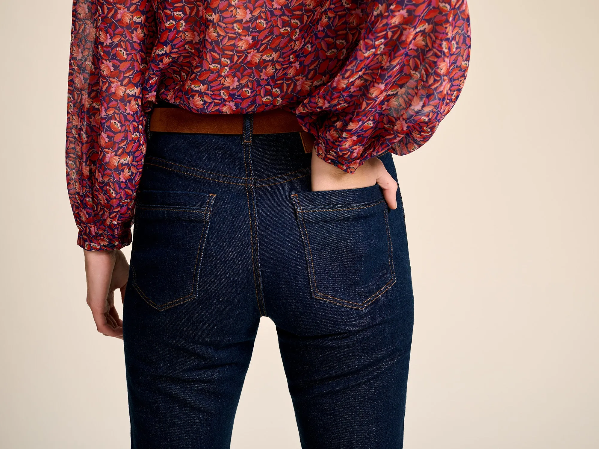 LE KARLIE - Jean bootcut brut 7/8ème