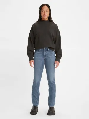 Levi Womens Shaping Straight Leg Jeans