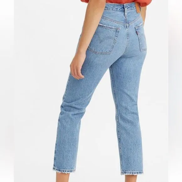 Levi’s 501 Distressed Cropped Jeans Size 28 (Luxor Reconstruction)