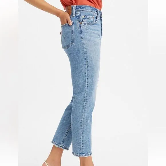 Levi’s 501 Distressed Cropped Jeans Size 28 (Luxor Reconstruction)