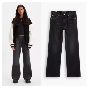 LEVI’S • Baggy Bootcut in Boot Barn Black • 24