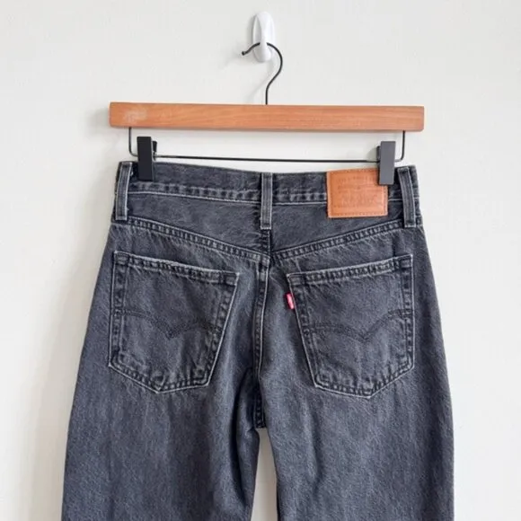 LEVI’S • Baggy Bootcut in Boot Barn Black • 24