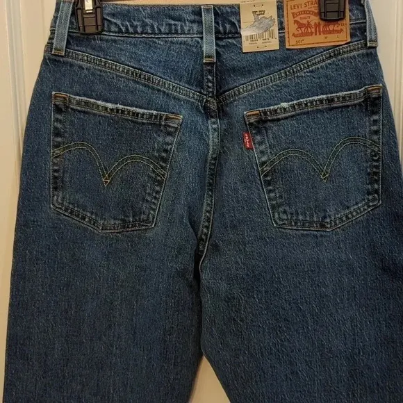 Levi's Strauss women's high rise straight Leg jeans