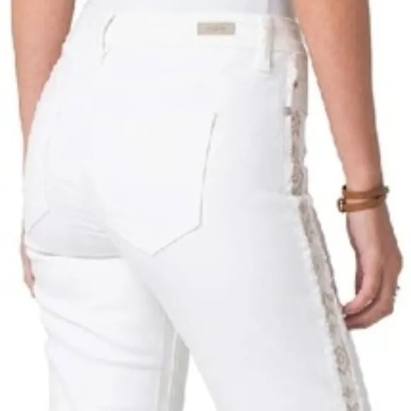 Liverpool Sadie Side Stripe Crop Straight Leg Jeans