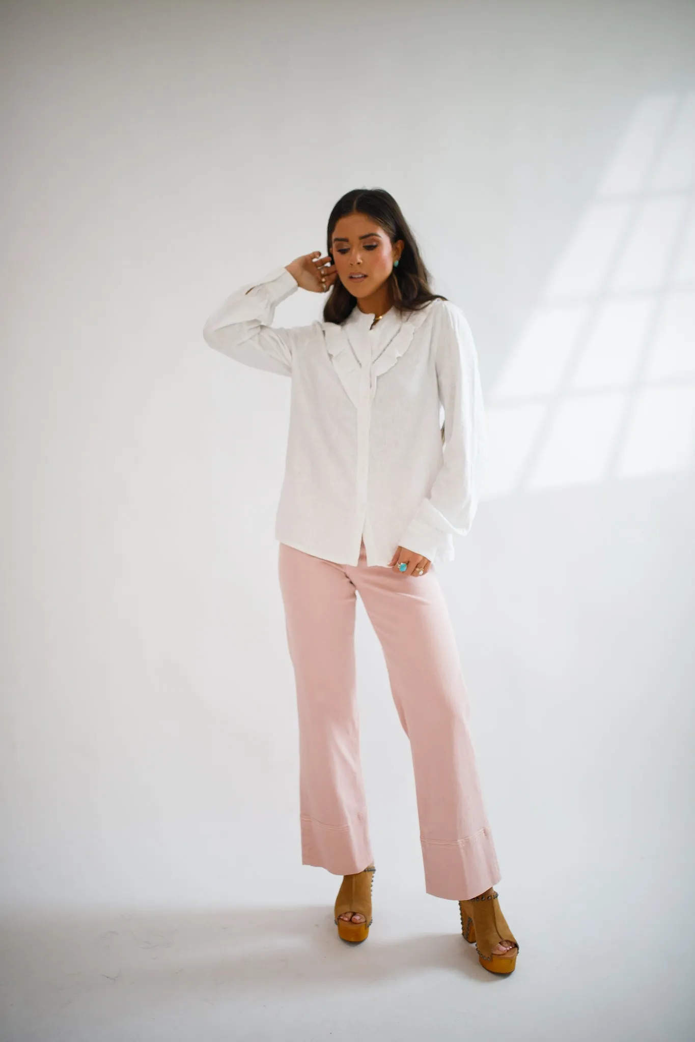 Lonestar Button Down White