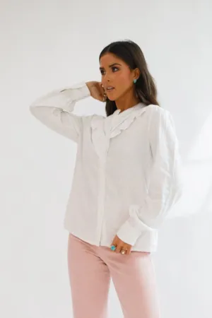 Lonestar Button Down White