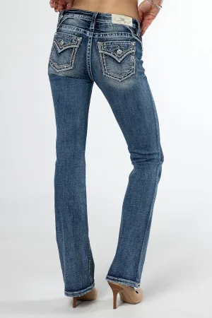 Looped In Sparkle Bootcut Jeans