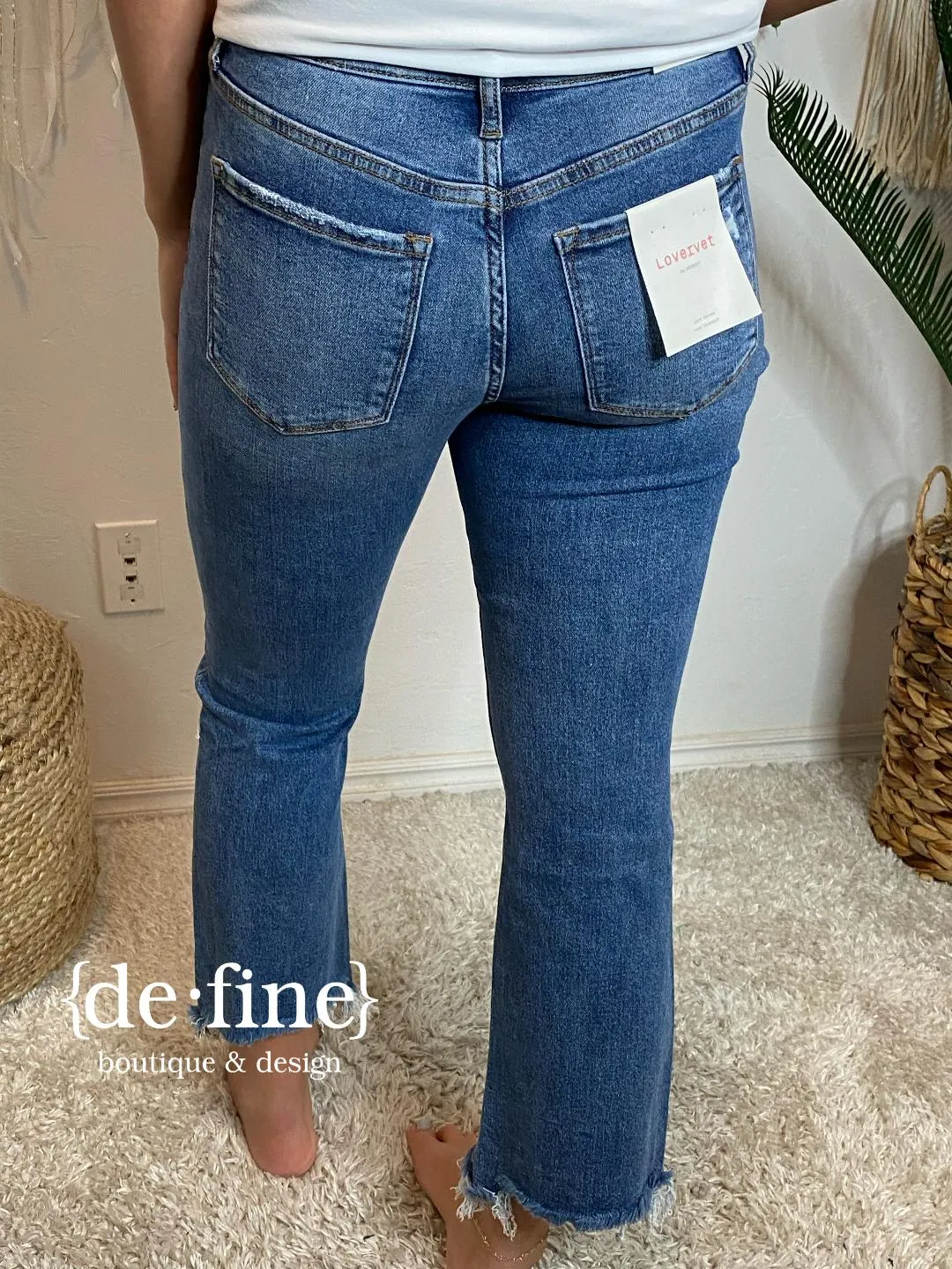 Lovervet Midrise Ankle Bootcut Jeans in Regular & Curvy
