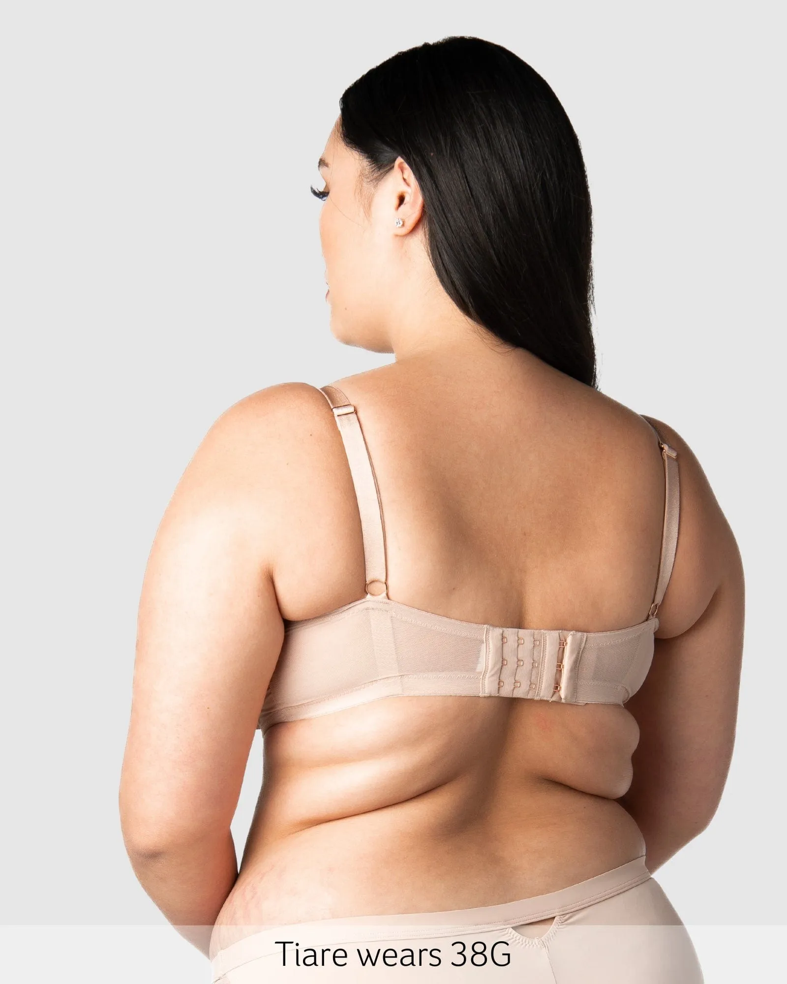 Lunar Plunge T-Shirt Nursing Bra - Cashmere