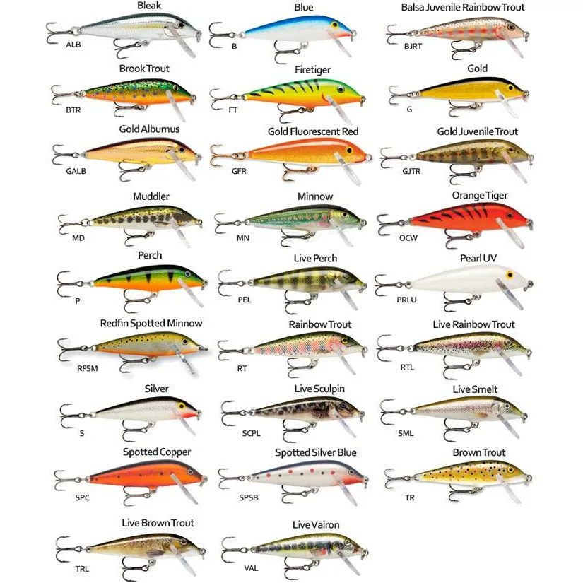 Lure Rapala CD3, CD5, CD7