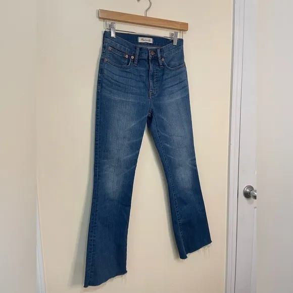 Madewell Cali Demi-Boot  Destructed-Hem Edition Women’s Jeans