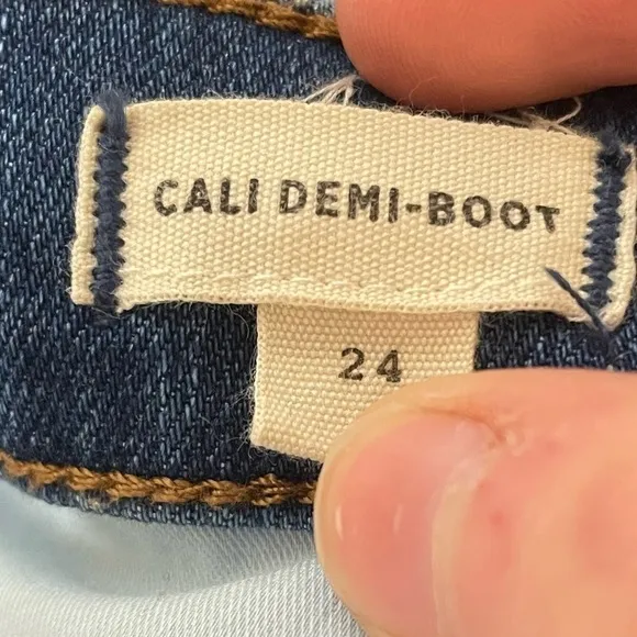 Madewell Cali Demi-Boot  Destructed-Hem Edition Women’s Jeans