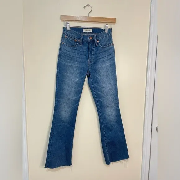 Madewell Cali Demi-Boot  Destructed-Hem Edition Women’s Jeans