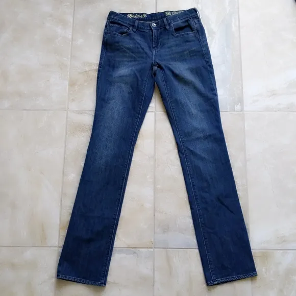 Madewell Rail Straight Western Blue Jeans 27 x 34