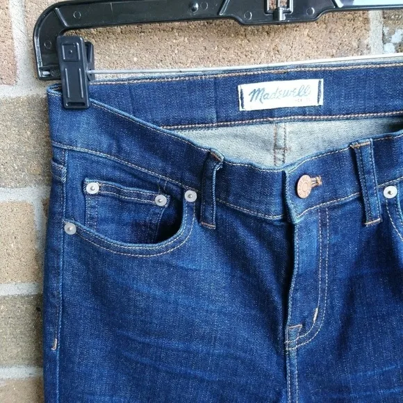 MADEWELL Straight Dark Wash Jeans