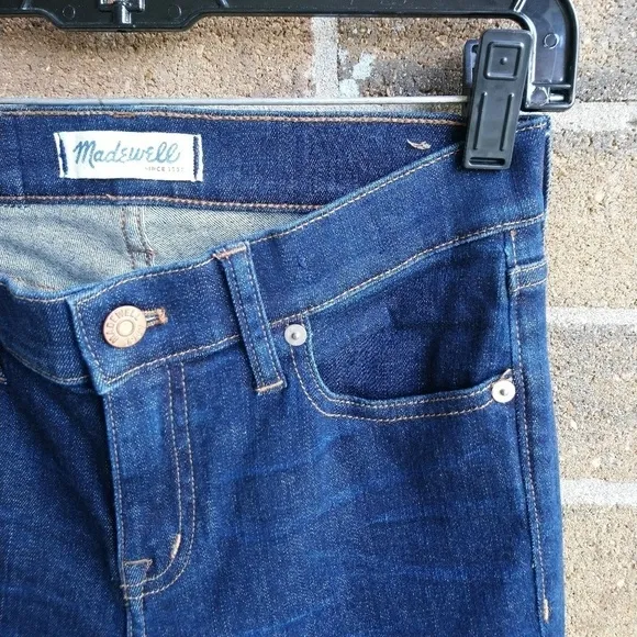 MADEWELL Straight Dark Wash Jeans