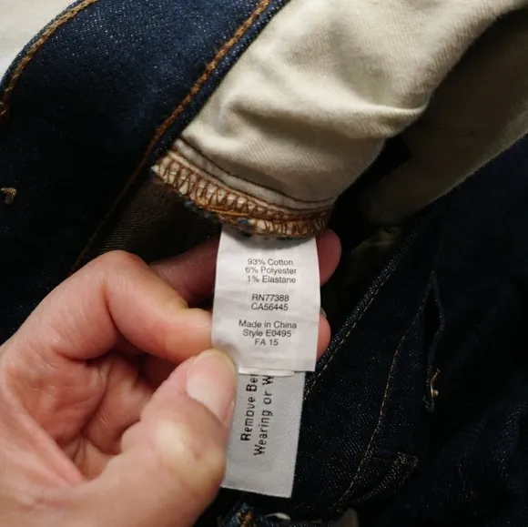 MADEWELL Straight Dark Wash Jeans