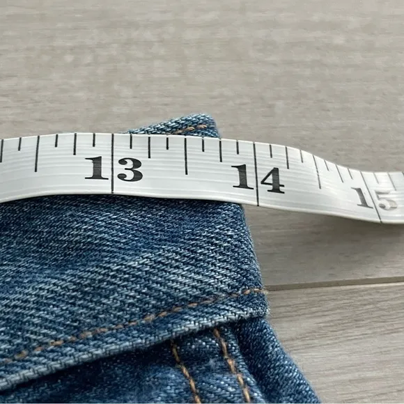 Madewell Women's Rigid Flare High Rise Bootcut Flare Stretch Dark Denim Jeans 25