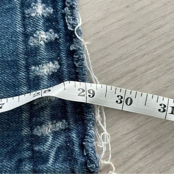 Madewell Women's Rigid Flare High Rise Bootcut Flare Stretch Dark Denim Jeans 25