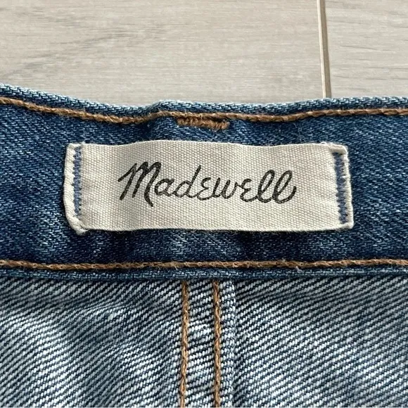 Madewell Women's Rigid Flare High Rise Bootcut Flare Stretch Dark Denim Jeans 25
