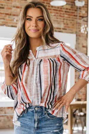 Madison Striped Top Multicolor Liam