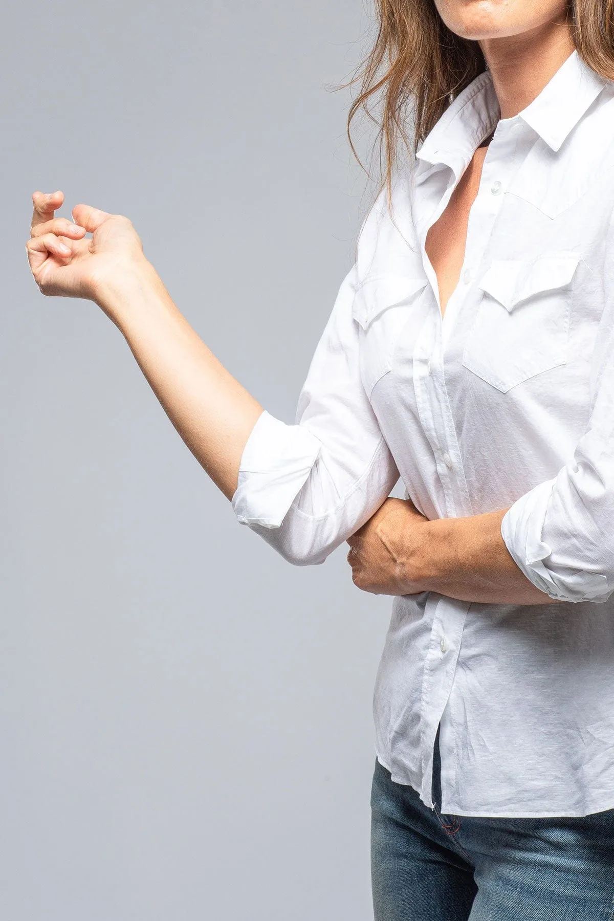 Marcella Linen Shirt in White