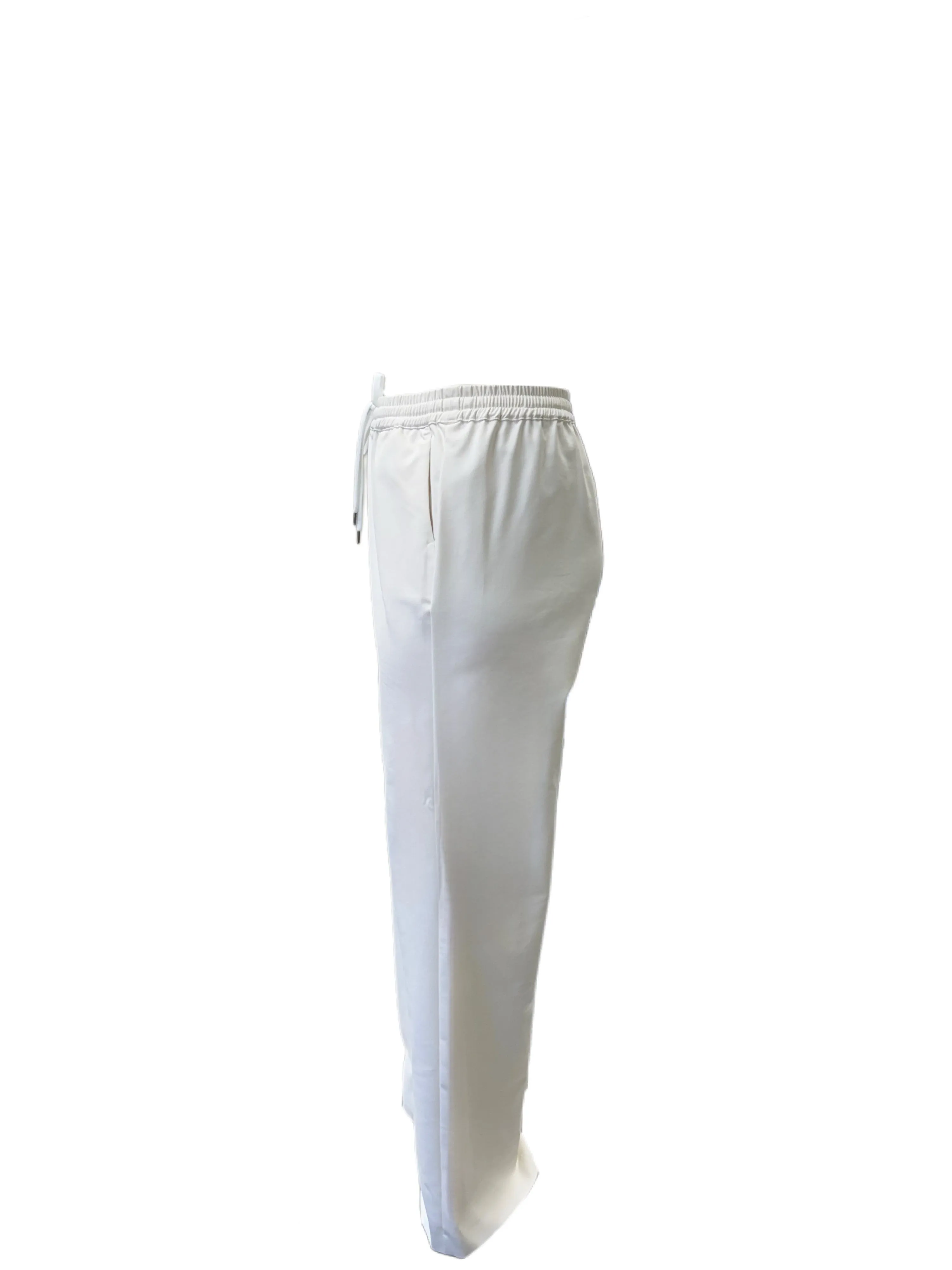 Marina Rinaldi Women's White Ramino Straight Leg Pants NWT