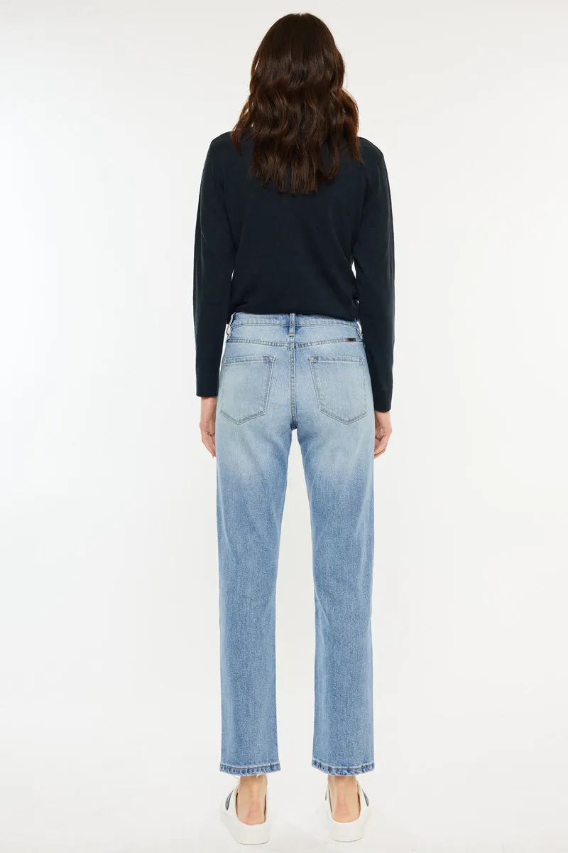 Marley High Rise Slim Straight Leg  Jeans