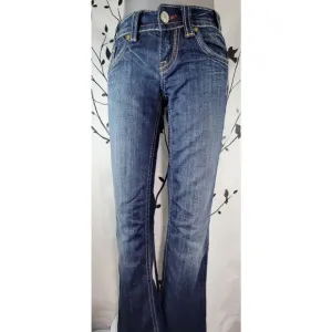 MEK Cape Town boot cut blue denim jeans size 25/34