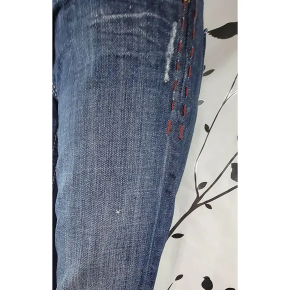 MEK Cape Town boot cut blue denim jeans size 25/34